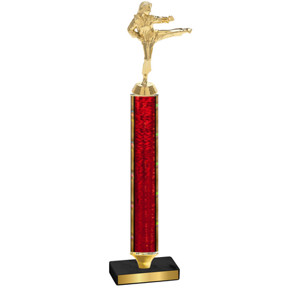 Value Red Glacier Karate Trophy