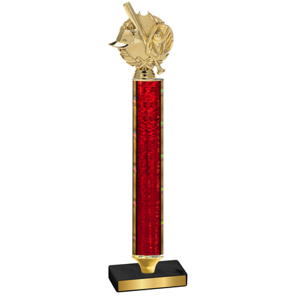 Value Red Glacier Baseball Trophy