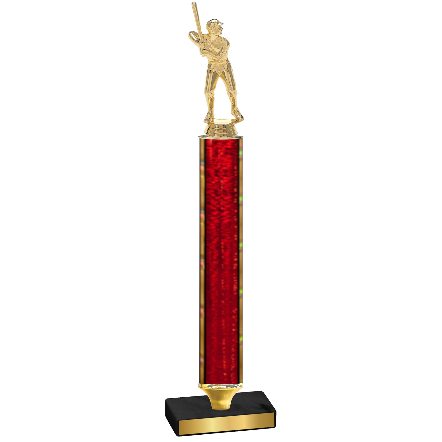 Value Red Glacier Baseball Trophy