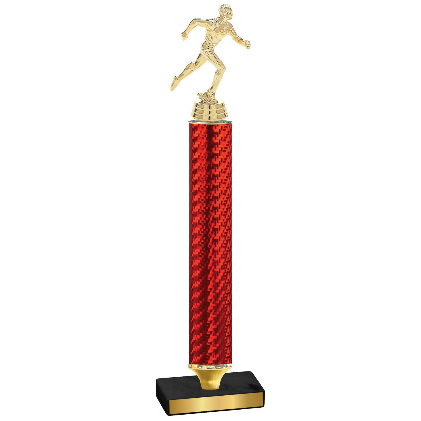 Value Red Carbon Fiber Running Trophy