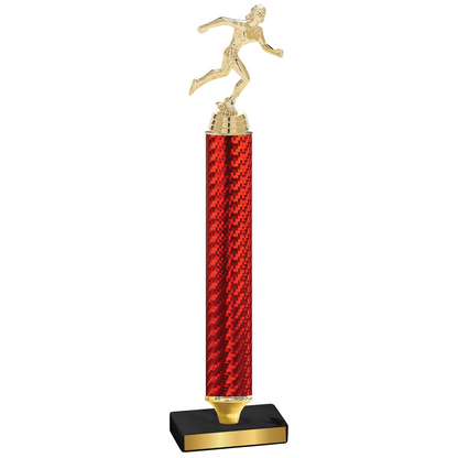 Value Red Carbon Fiber Running Trophy