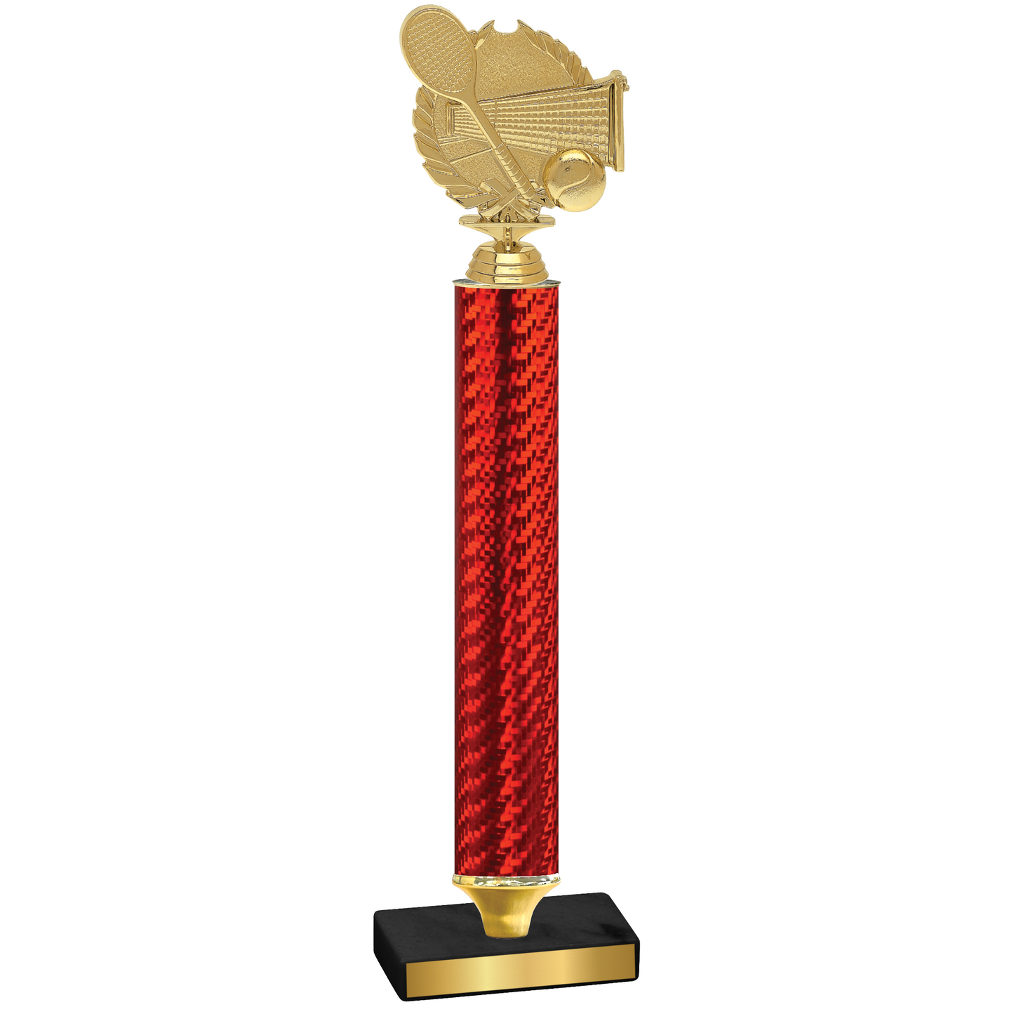 Value Red Carbon Fiber Tennis Trophy