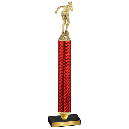 Value Red Carbon Fiber Tennis Trophy