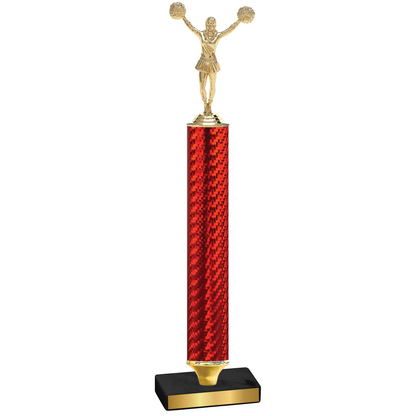 Value Red Carbon Fiber Cheerleading Trophy