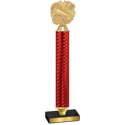 Value Red Carbon Fiber Cheerleading Trophy