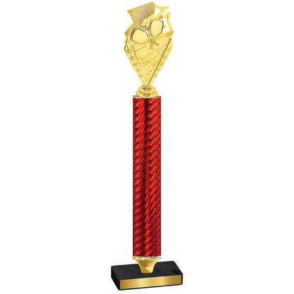 Value Red Carbon Fiber Pickleball Trophy