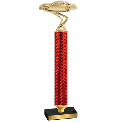 Value Red Carbon Fiber Cars Trophy