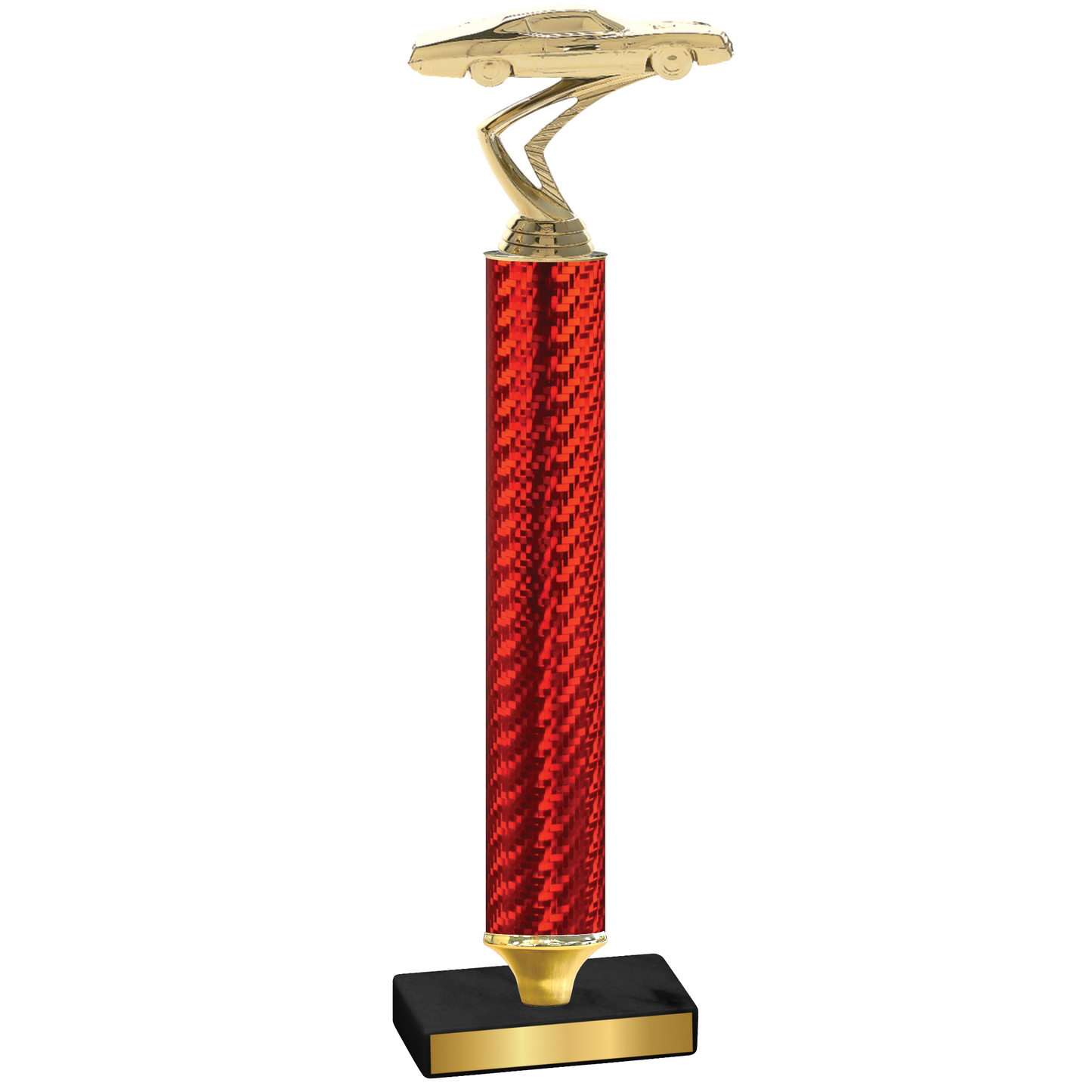 Value Red Carbon Fiber Cars Trophy