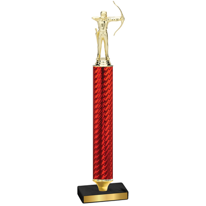 Value Red Carbon Fiber Archery Trophy