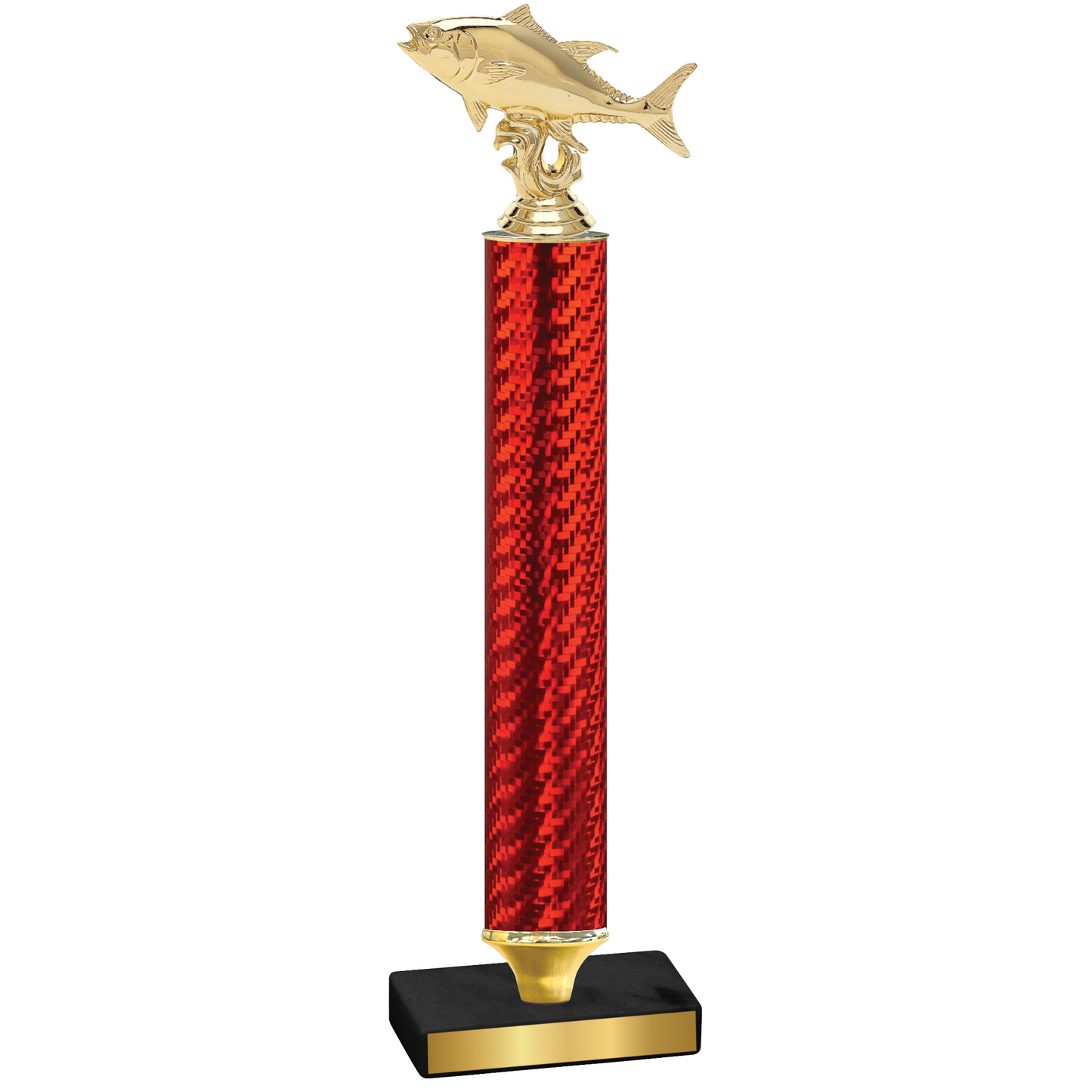 Value Red Carbon Fiber Fishing Trophy