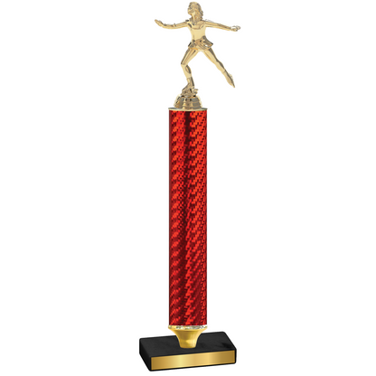 Value Red Carbon Fiber Skater Trophy