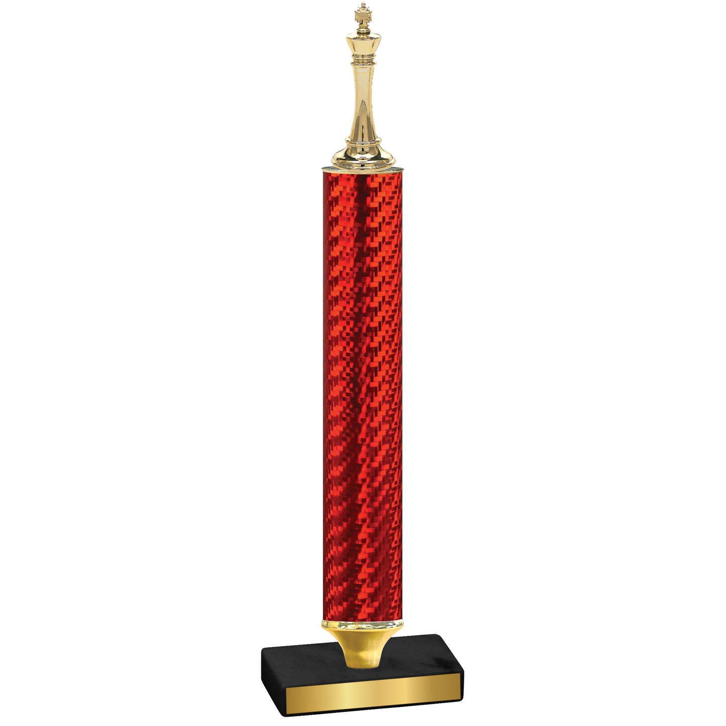 Value Red Carbon Fiber Chess Trophy