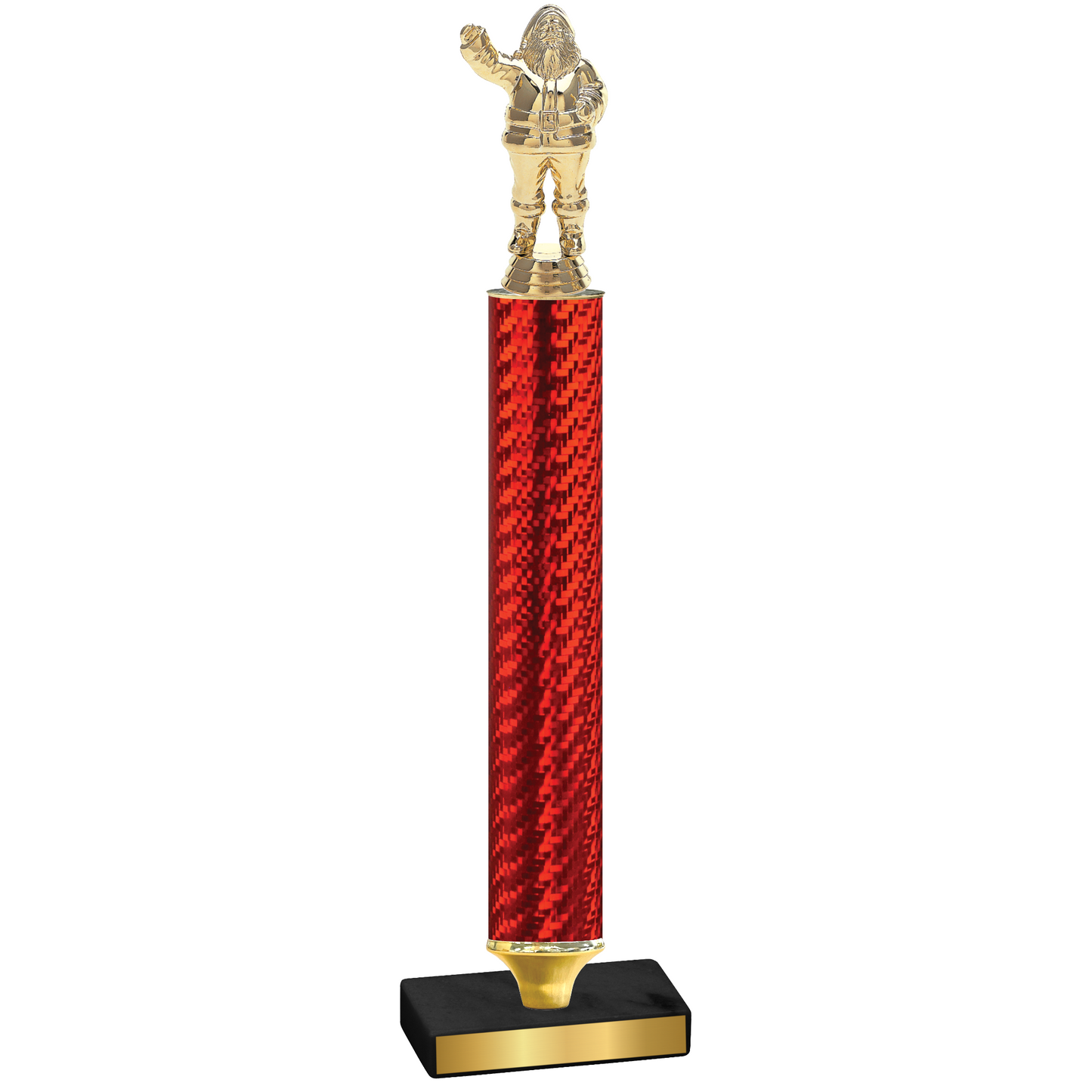 Value Red Carbon Fiber Holiday Trophy