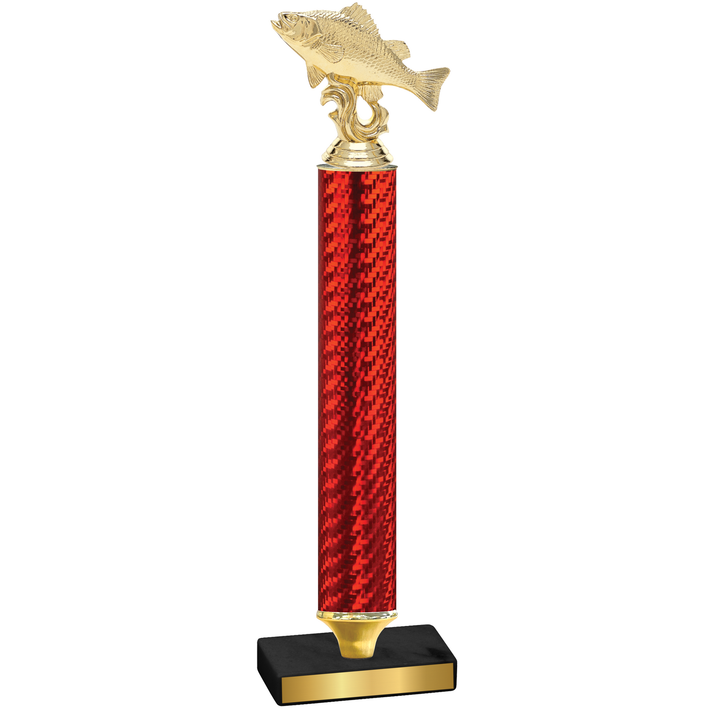 Value Red Carbon Fiber Fishing Trophy