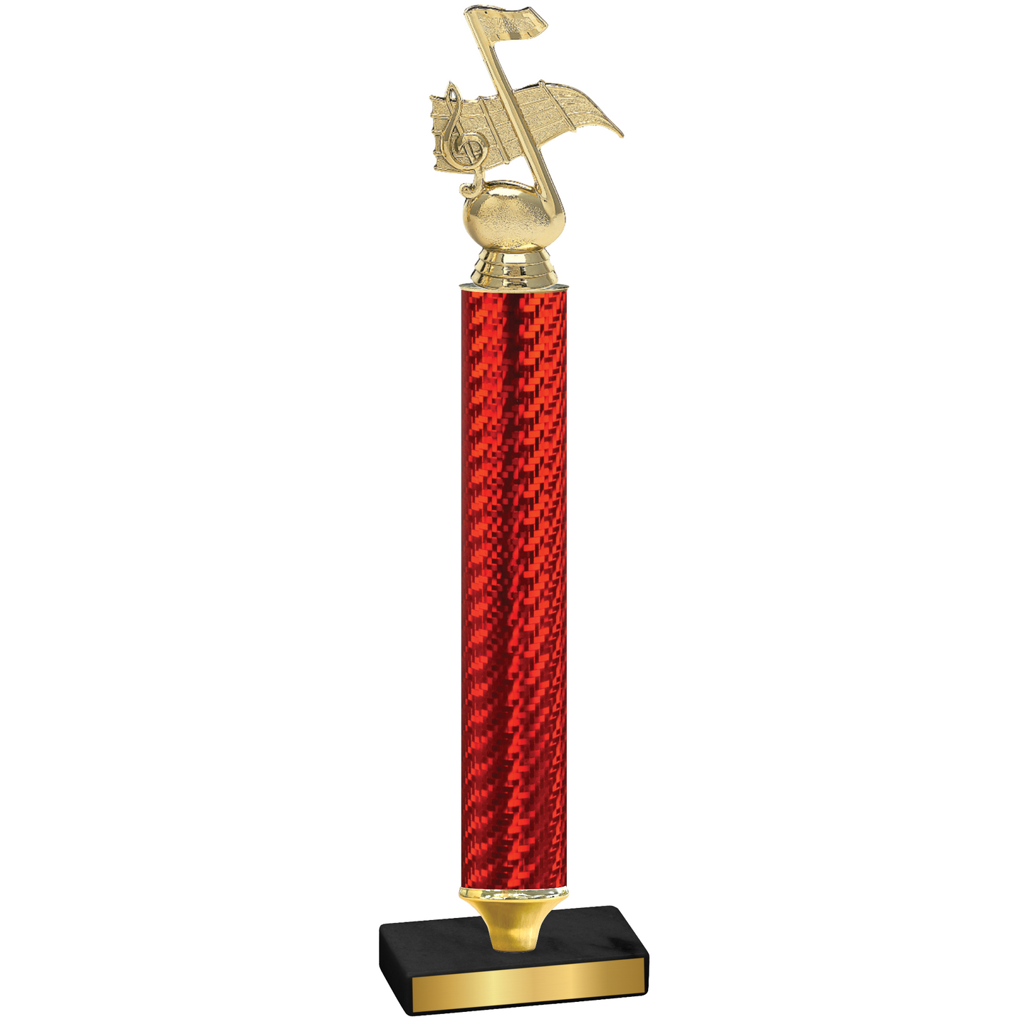 Value Red Carbon Fiber Music Trophy