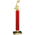Value Red Carbon Fiber Golf Trophy
