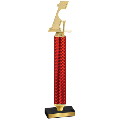 Value Red Carbon Fiber Golf Trophy