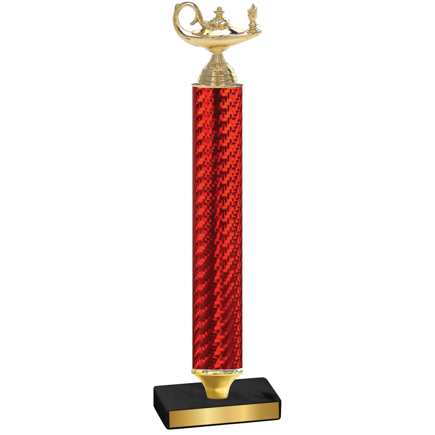 Value Red Carbon Fiber Academics Trophy