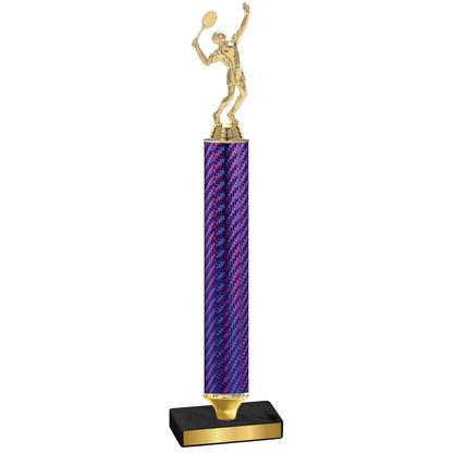 Value Purple Carbon Fiber Tennis Trophy