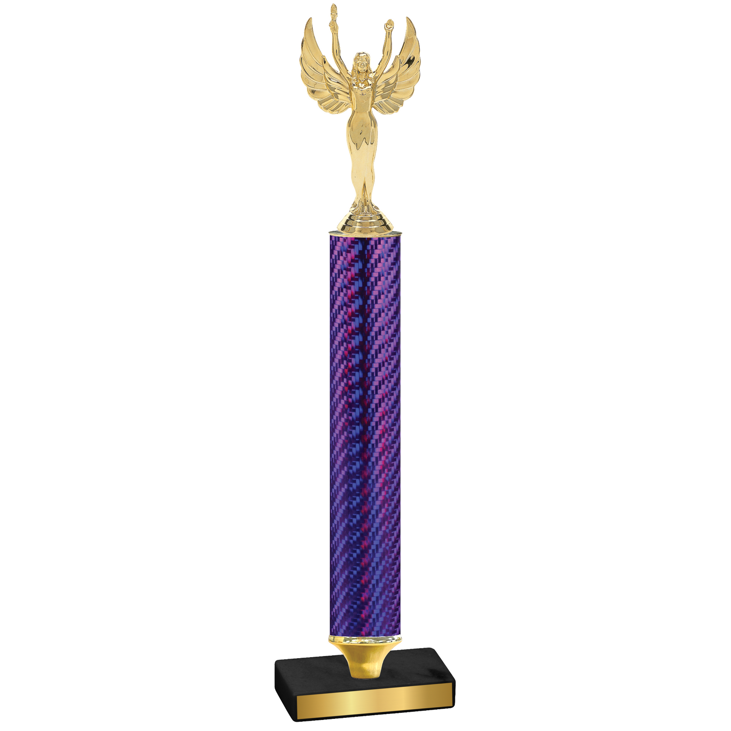 Value Purple Carbon Fiber Victory Trophy