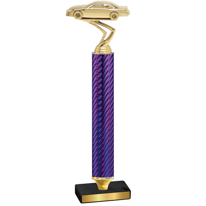 Value Purple Carbon Fiber Cars Trophy