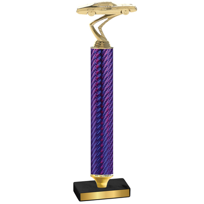 Value Purple Carbon Fiber Cars Trophy