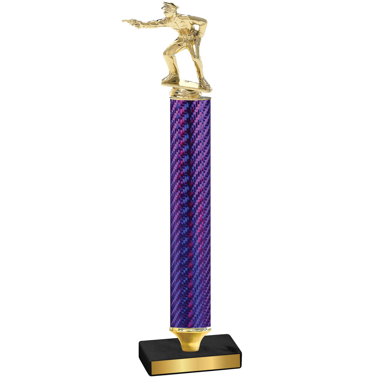 Value Purple Carbon Fiber Shooter Trophy