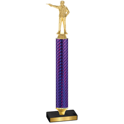 Value Purple Carbon Fiber Shooter Trophy