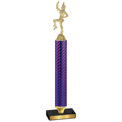 Value Purple Carbon Fiber Majorette Trophy