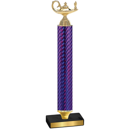 Value Purple Carbon Fiber Academics Trophy