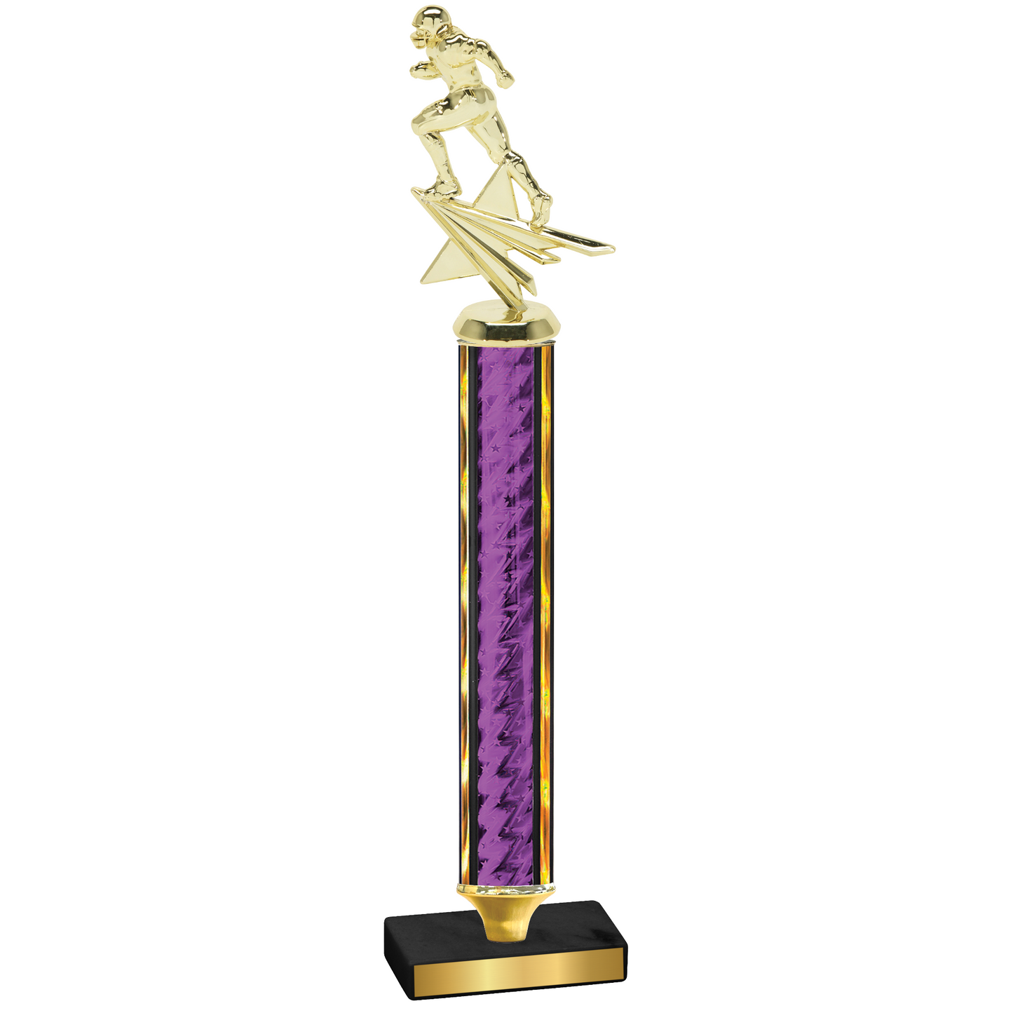 Value Purple Glacier Football Trophy