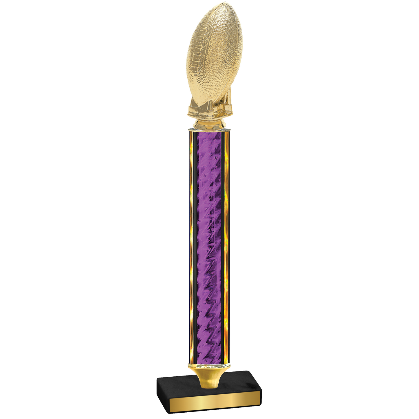 Value Purple Glacier Football Trophy