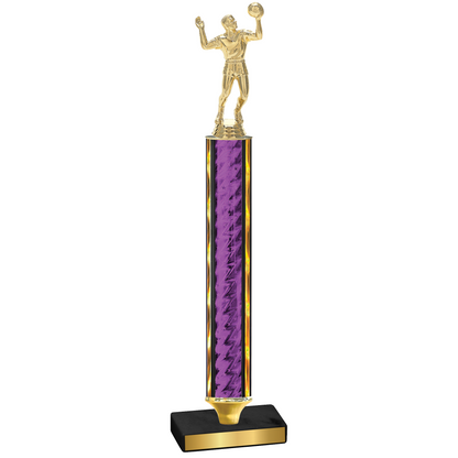 Value Purple Glacier Volleyball Trophy