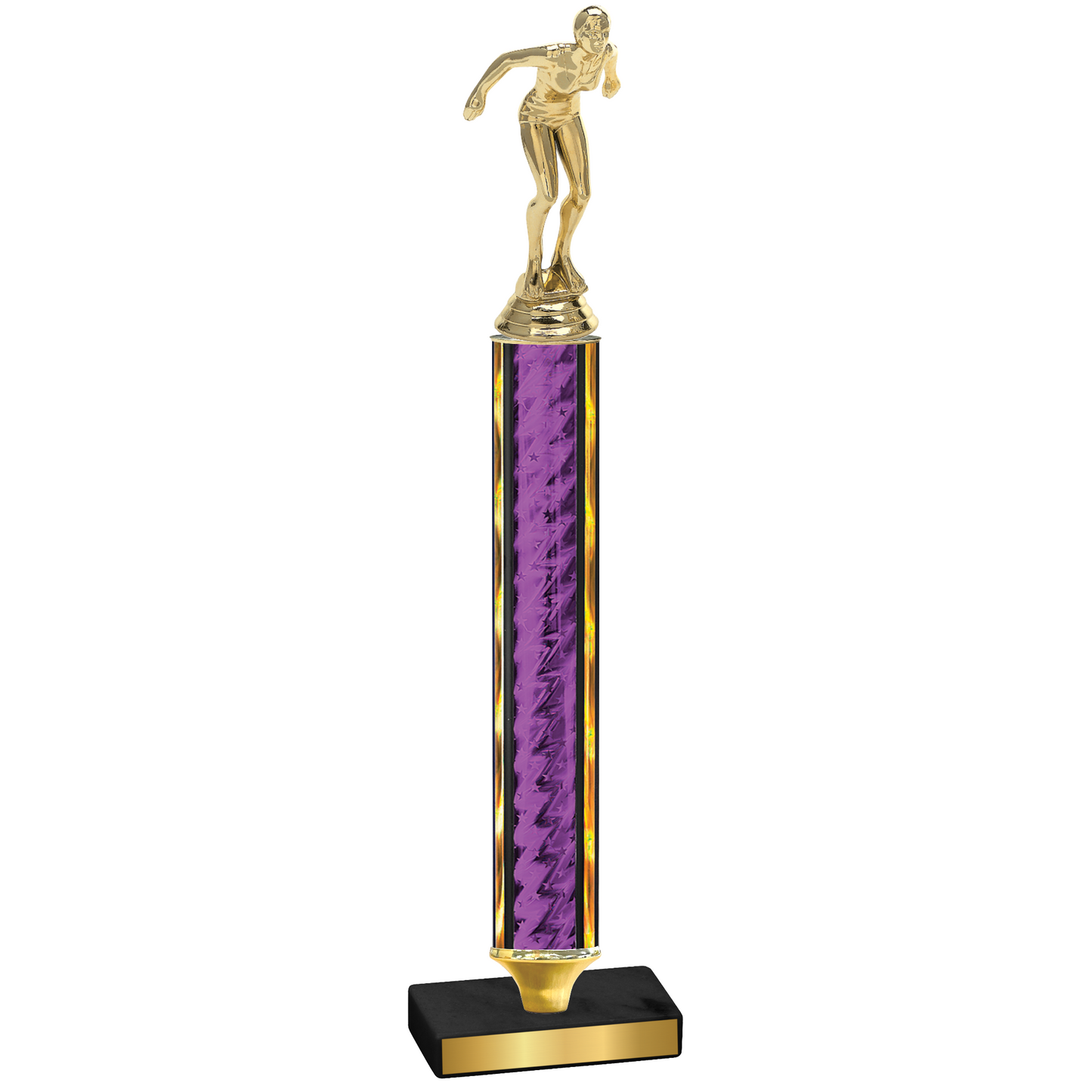 Value Purple Glacier Tennis Trophy