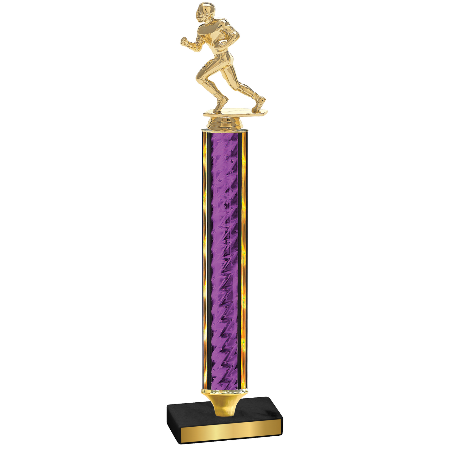 Value Purple Glacier Football Trophy