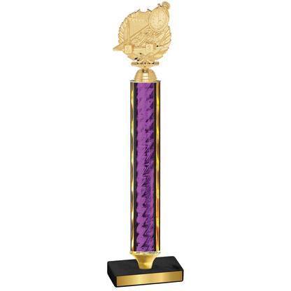 Value Purple Glacier Swimming Trophy