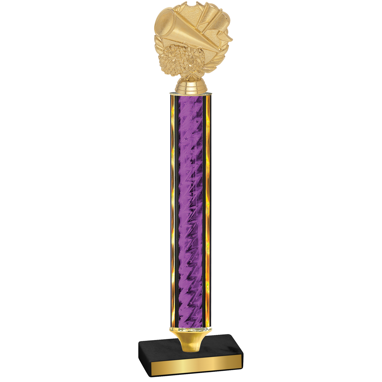 Value Purple Glacier Cheerleading Trophy