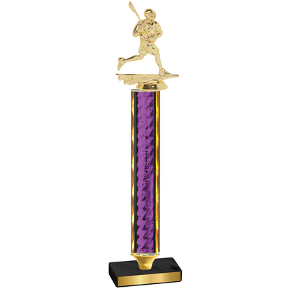 Value Purple Glacier Lacrosse Trophy