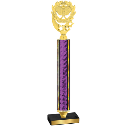 Value Purple Glacier Pickleball Trophy