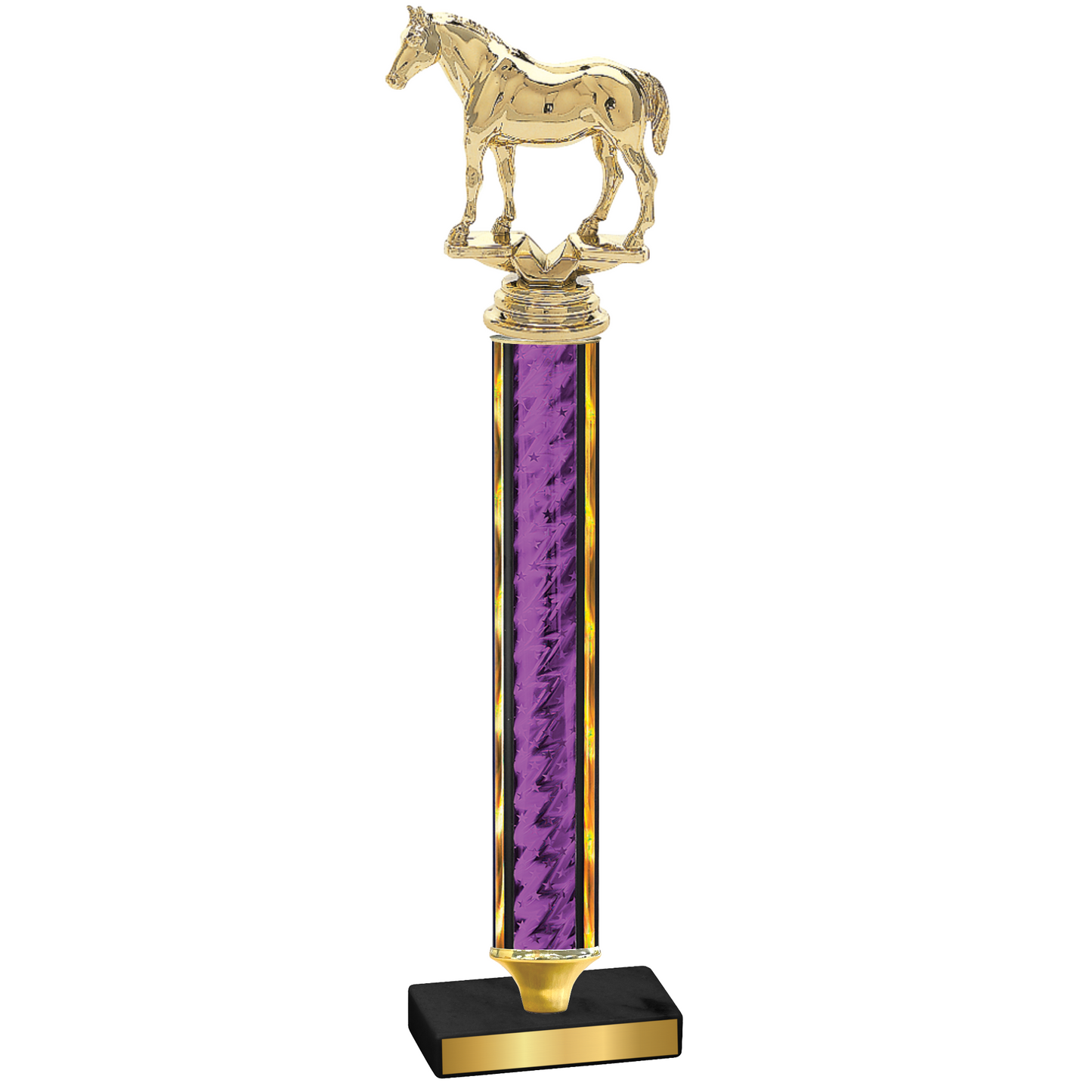 Value Purple Glacier Horses Trophy