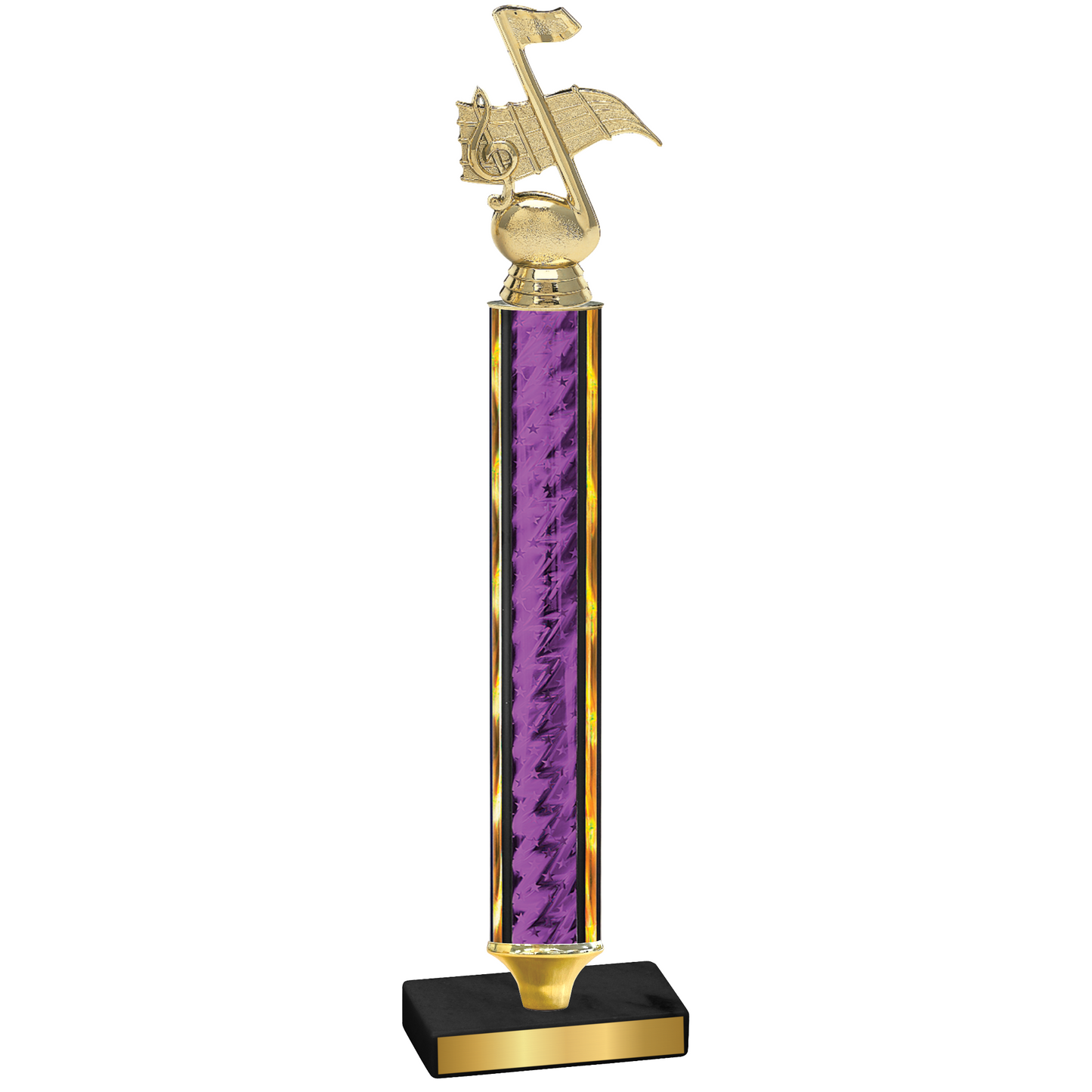 Value Purple Glacier Music Trophy