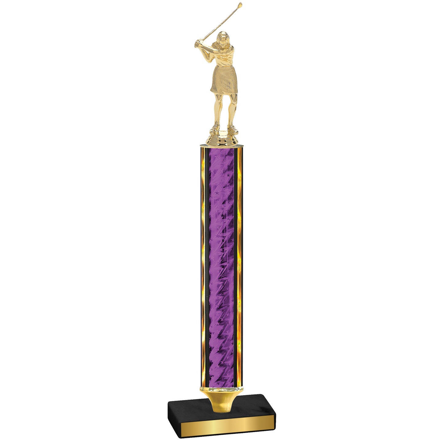 Value Purple Glacier Golf Trophy