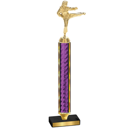 Value Purple Glacier Karate Trophy