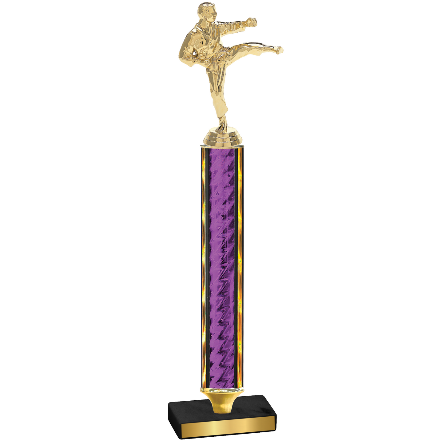 Value Purple Glacier Karate Trophy