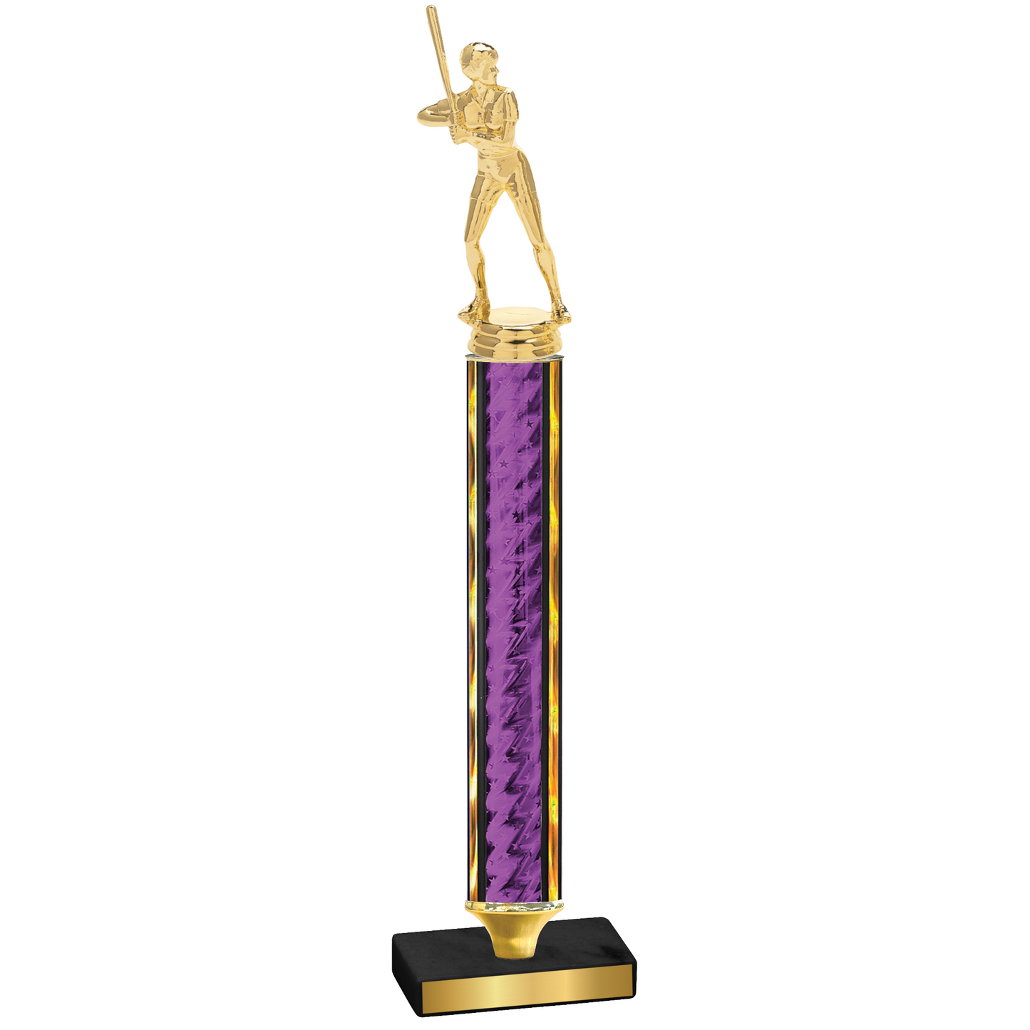 Value Purple Glacier Softball Trophy