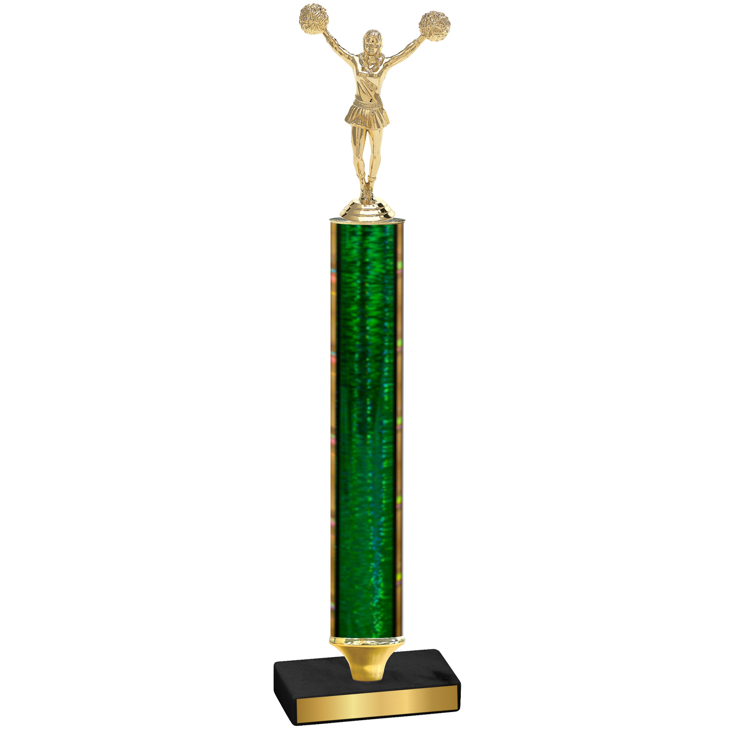 Value Green Glacier Cheerleading Trophy