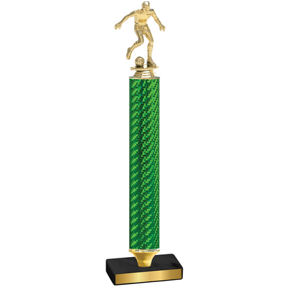 Value Green Carbon Fiber Soccer Trophy