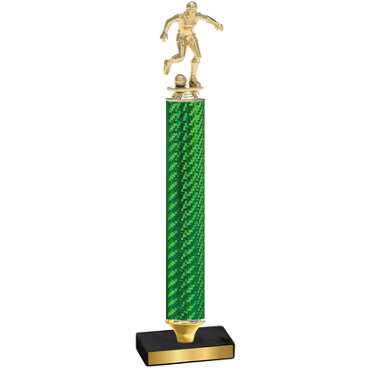 Value Green Carbon Fiber Soccer Trophy