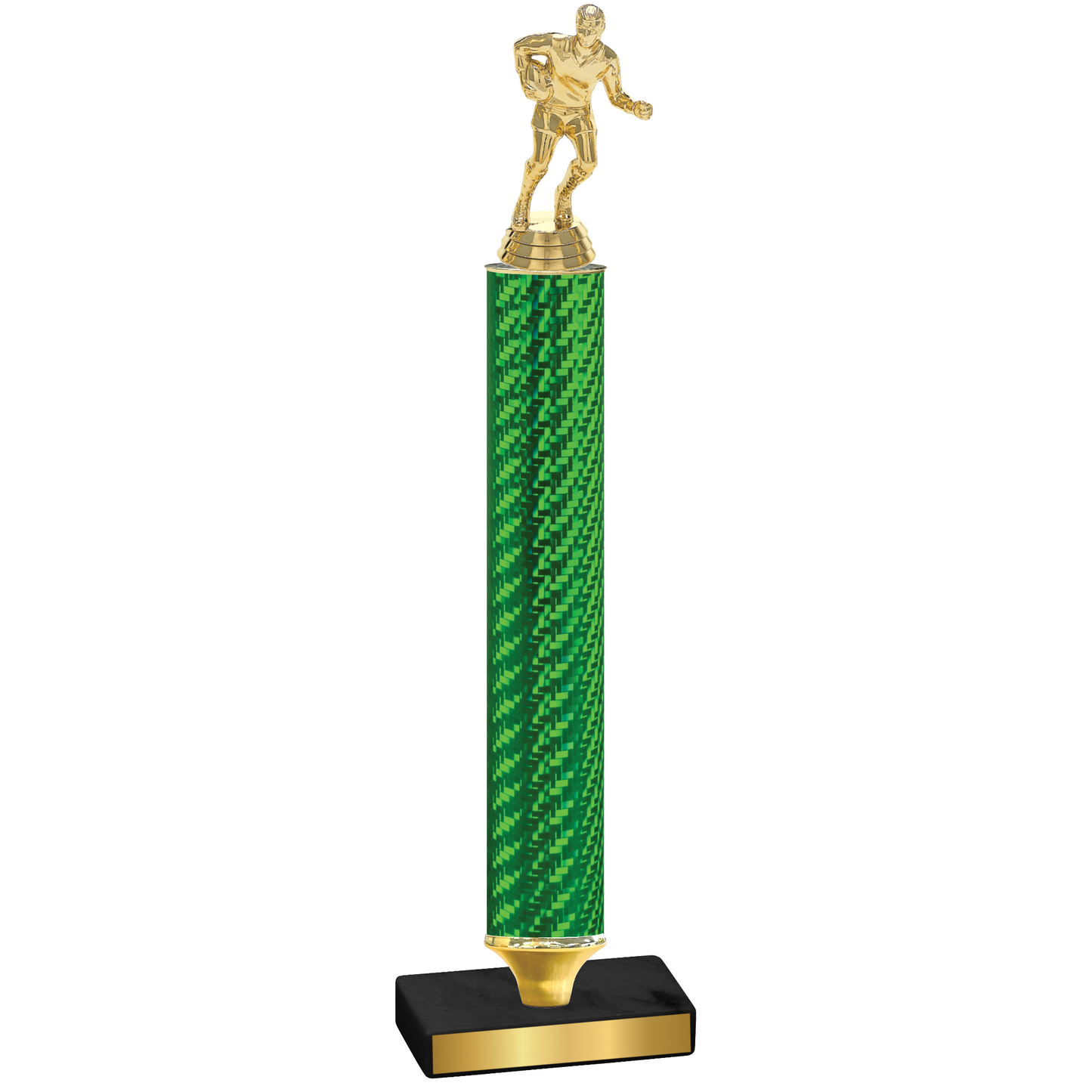 Value Green Carbon Fiber Rugby Trophy