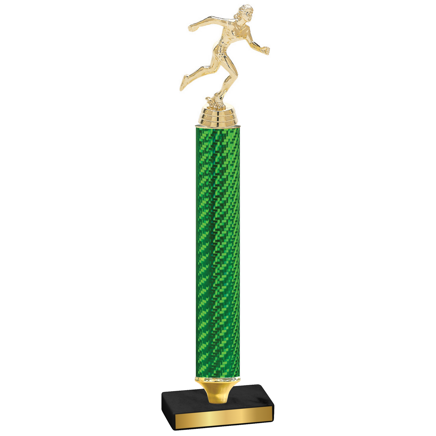 Value Green Carbon Fiber Running Trophy